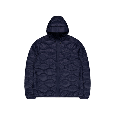 M Helium Down Hood Jacket Blue Shadow