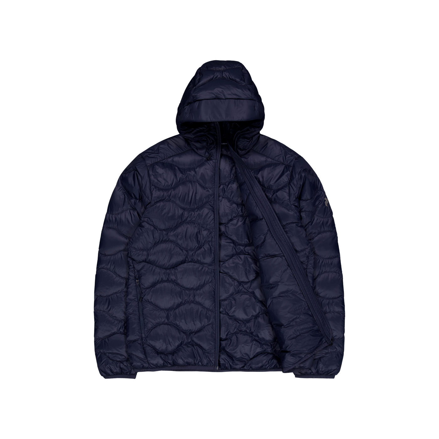 M Helium Down Hood Jacket Blue Shadow