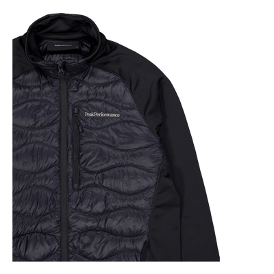 M Helium Down Hybrid Jacket Black