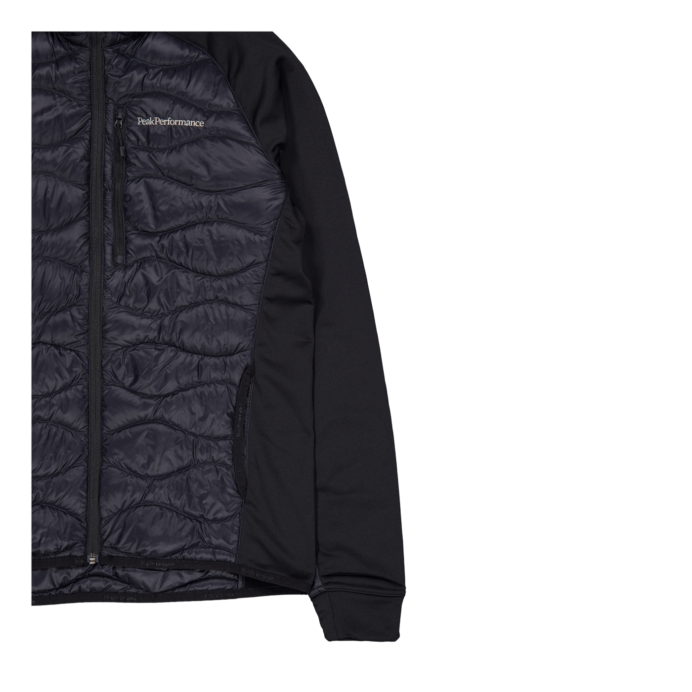 M Helium Down Hybrid Jacket Black