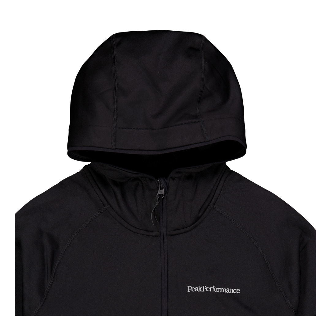 M Chill Light Zip Hood Black Peak Performance – - Main Image