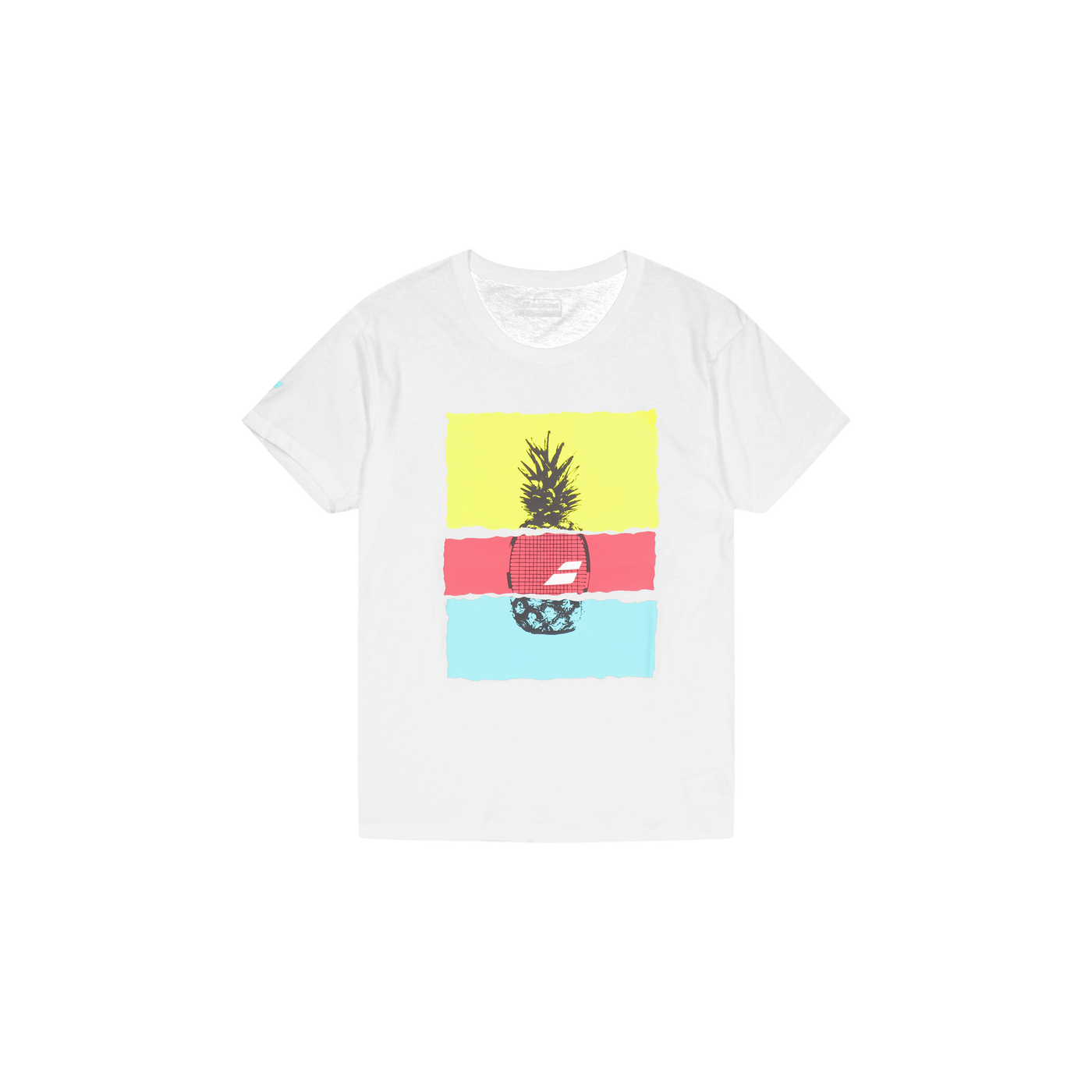 T-shirt Exercise Message White/angel Blue