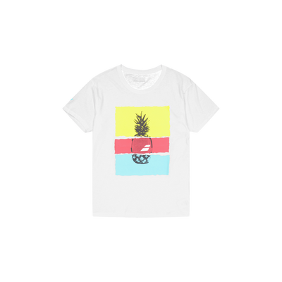 T-shirt Exercise Message White/angel Blue