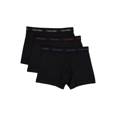 Cotton Stretch Trunk 3pk Black