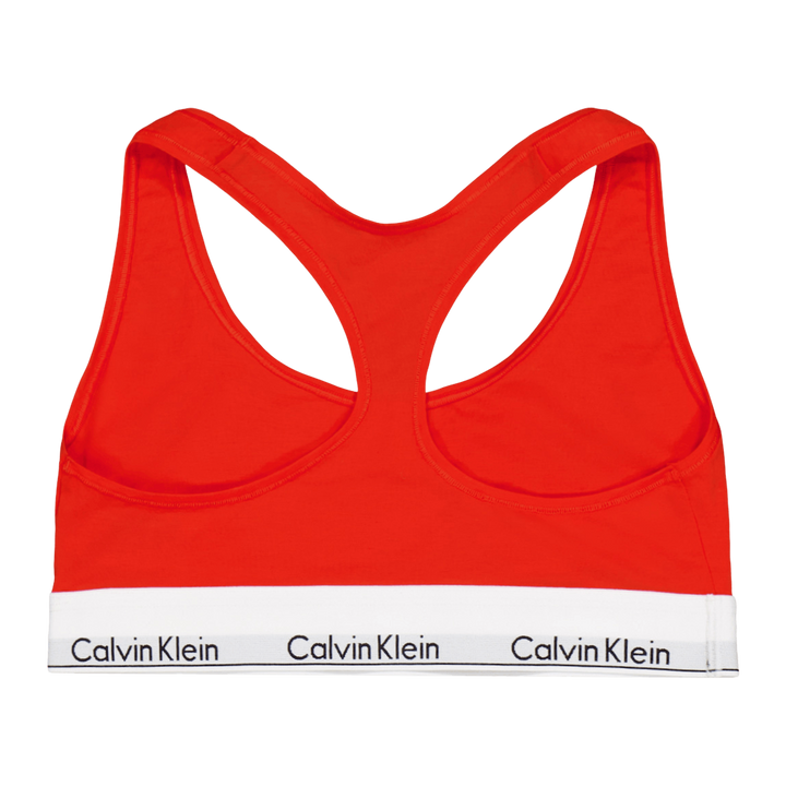 Modern Cotton Unlined Bralette Orange