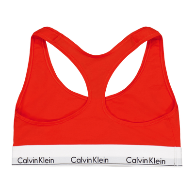 Modern Cotton Unlined Bralette Orange