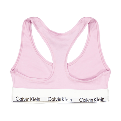 Modern Cotton Unlined Bralette Purple