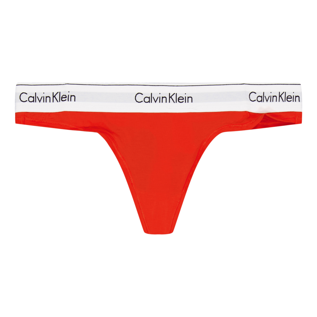 Modern Cotton Thong Orange Calvin Klein –