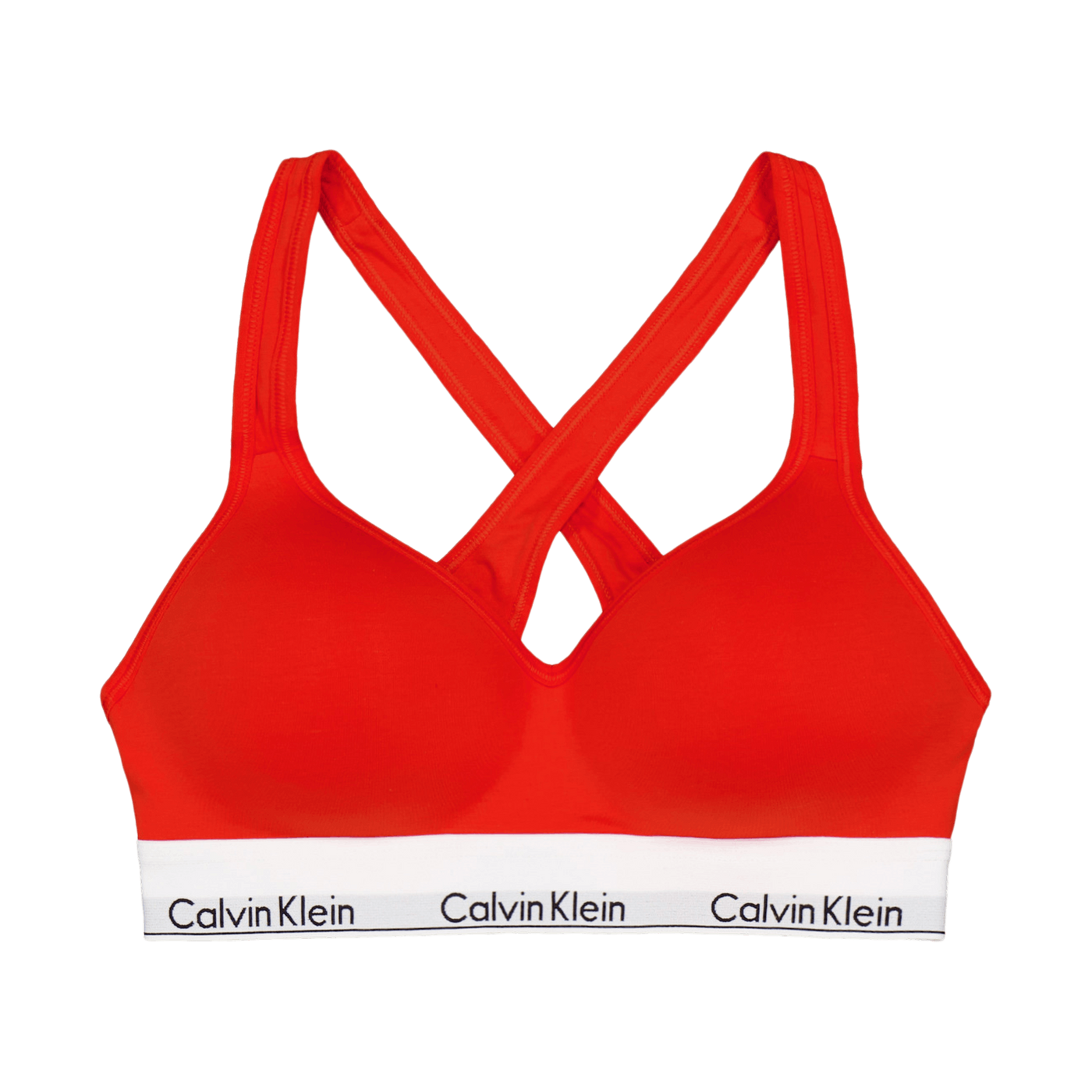 Modern Cotton Lift Bralette Orange