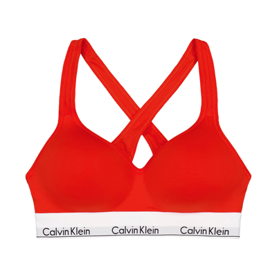 Modern Cotton Lift Bralette Orange