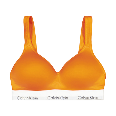 Modern Cotton Lift Bralette Orange