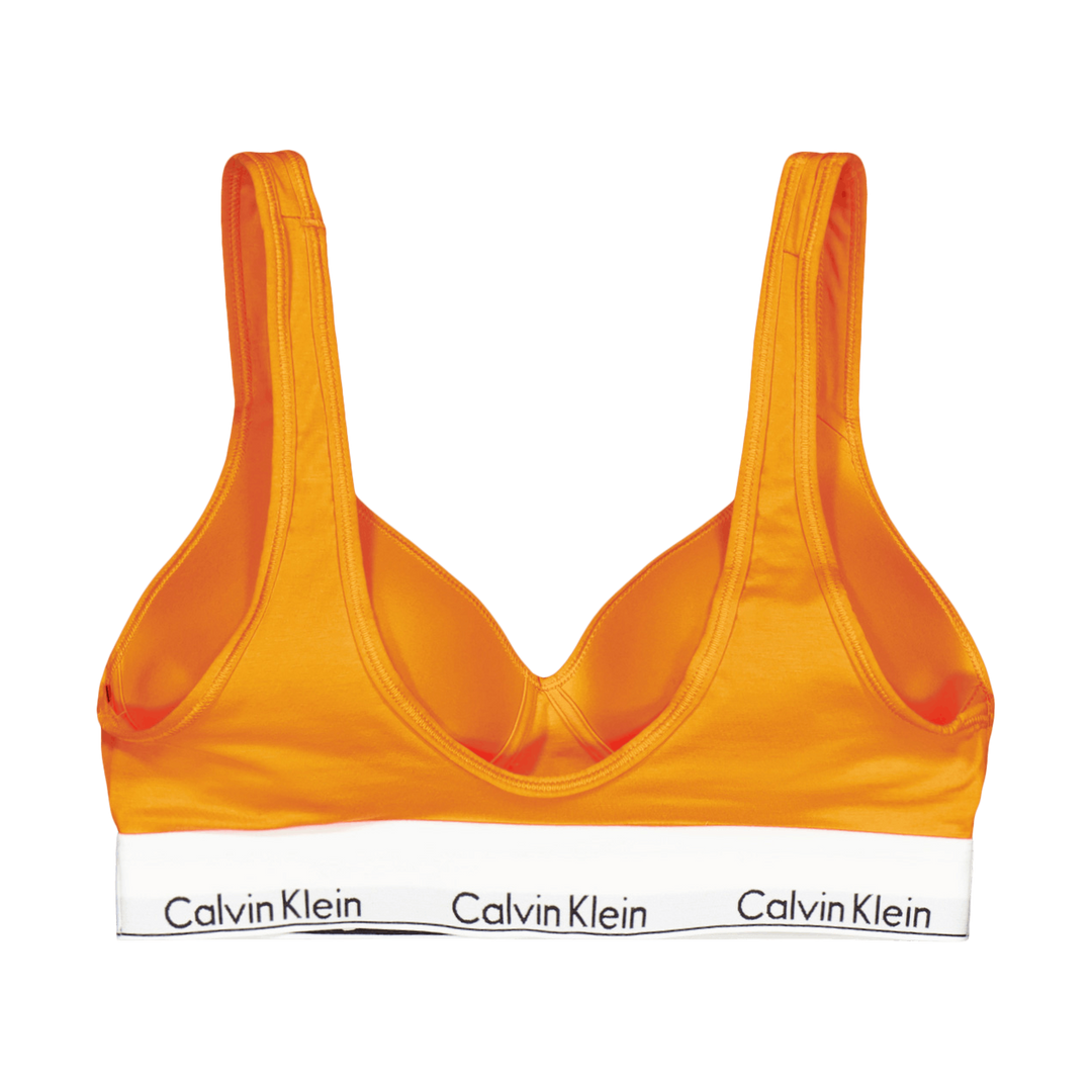 Modern Cotton Lift Bralette Orange