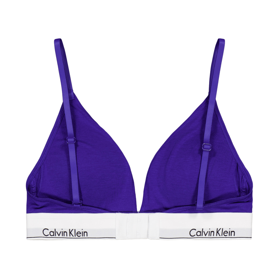 Modern Cotton Lght Lined Trian Blue