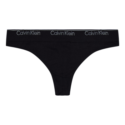 Modern Seamless Thong Black