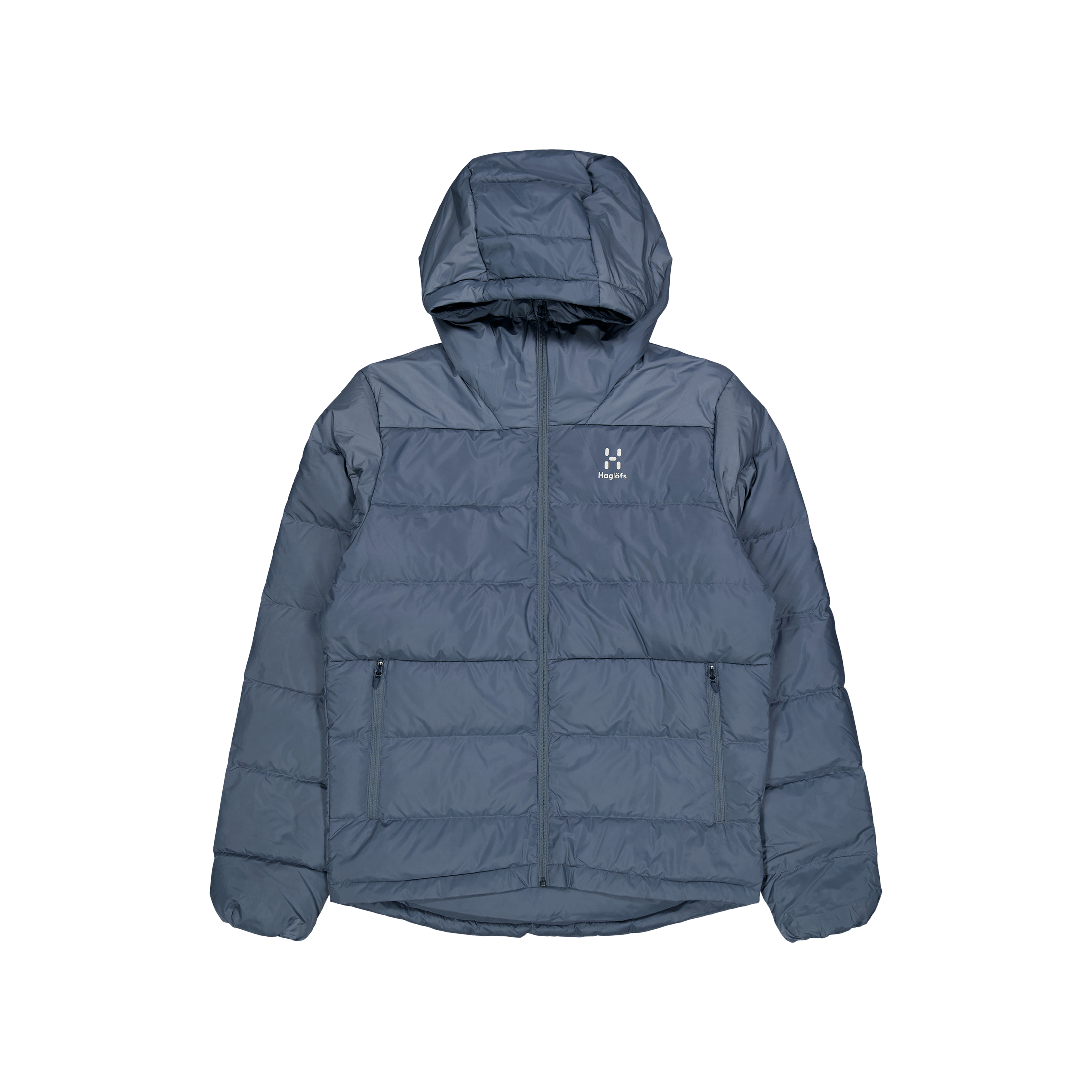 Bield Down Hood Steel Blue - Haglöfs – Runforest.com