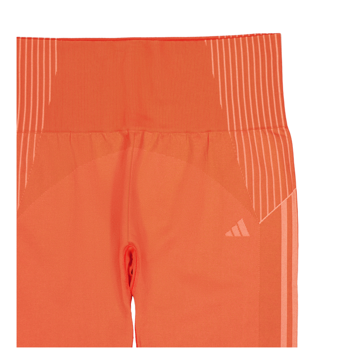 Seamless Branded 7/8 Leggings Bright Red