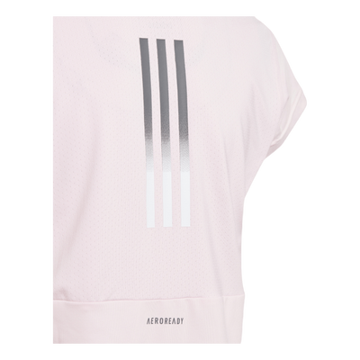 AEROREADY 3-Stripes T-Shirt Clear Pink