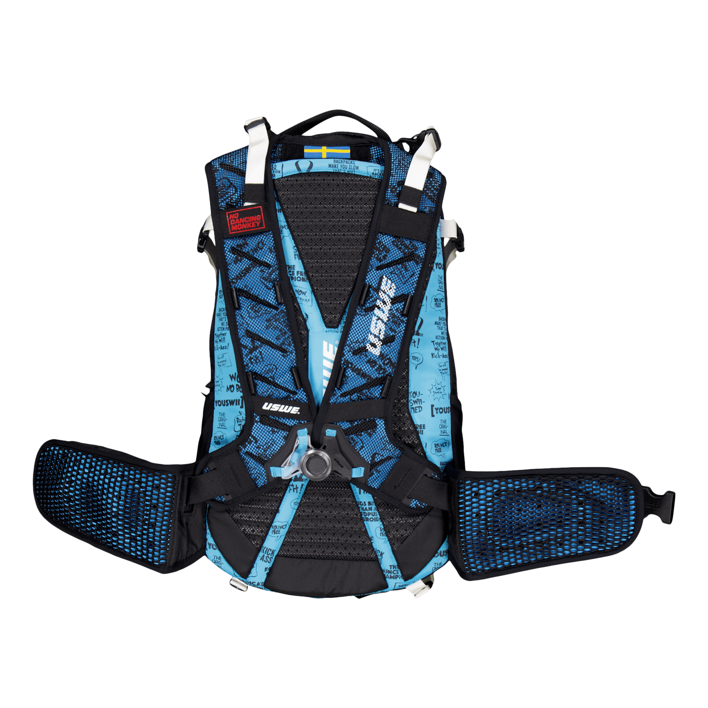 Flow 25l Mtb Protector Pack Black/malmoe Blue