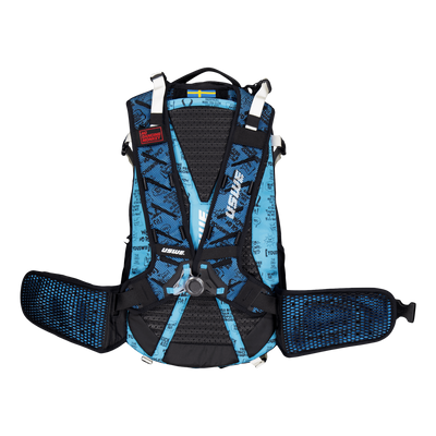 Flow 25l Mtb Protector Pack Black/malmoe Blue