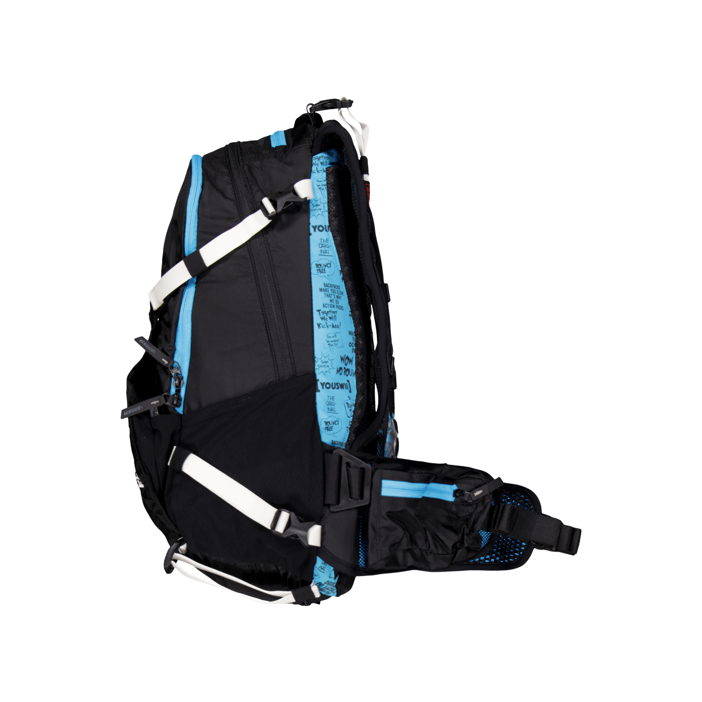 Flow 25l Mtb Protector Pack Black/malmoe Blue