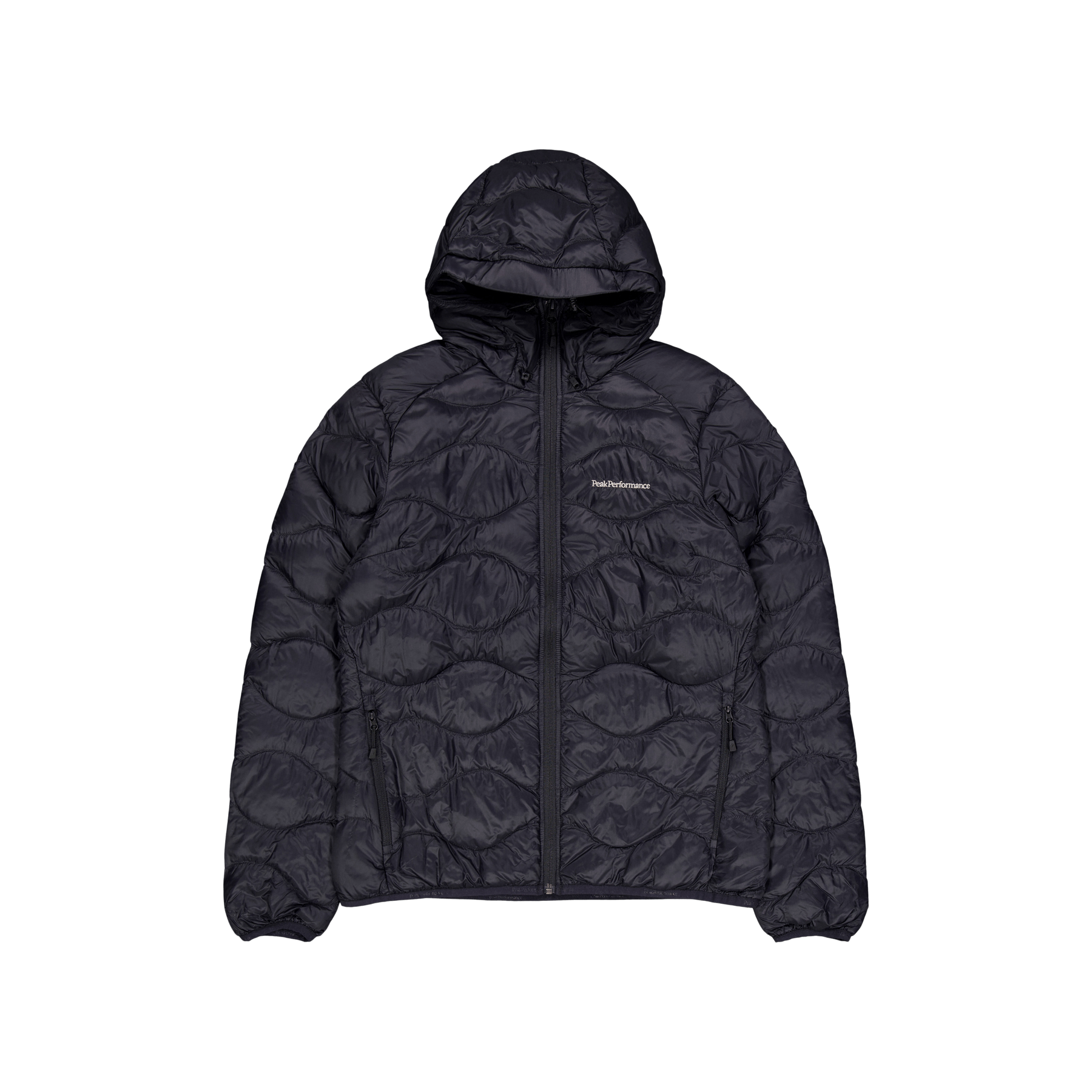 W Helium Down Hood Jacket Black Peak Performance Runforest
