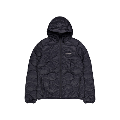 W Helium Down Hood Jacket Black