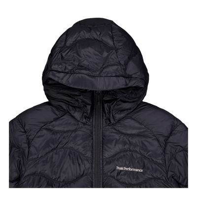 W Helium Down Hood Jacket Black