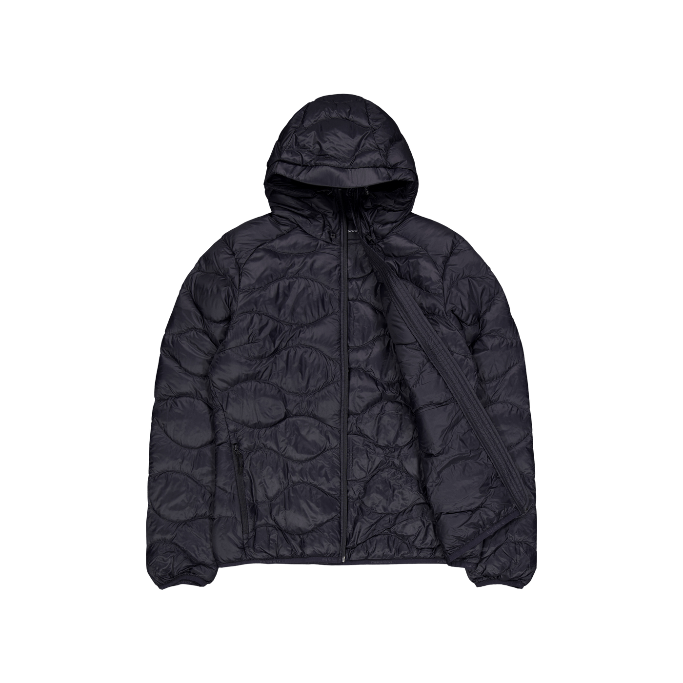 W Helium Down Hood Jacket Black