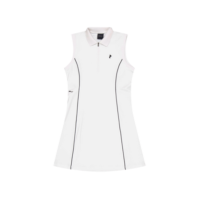 W Pique Dress White