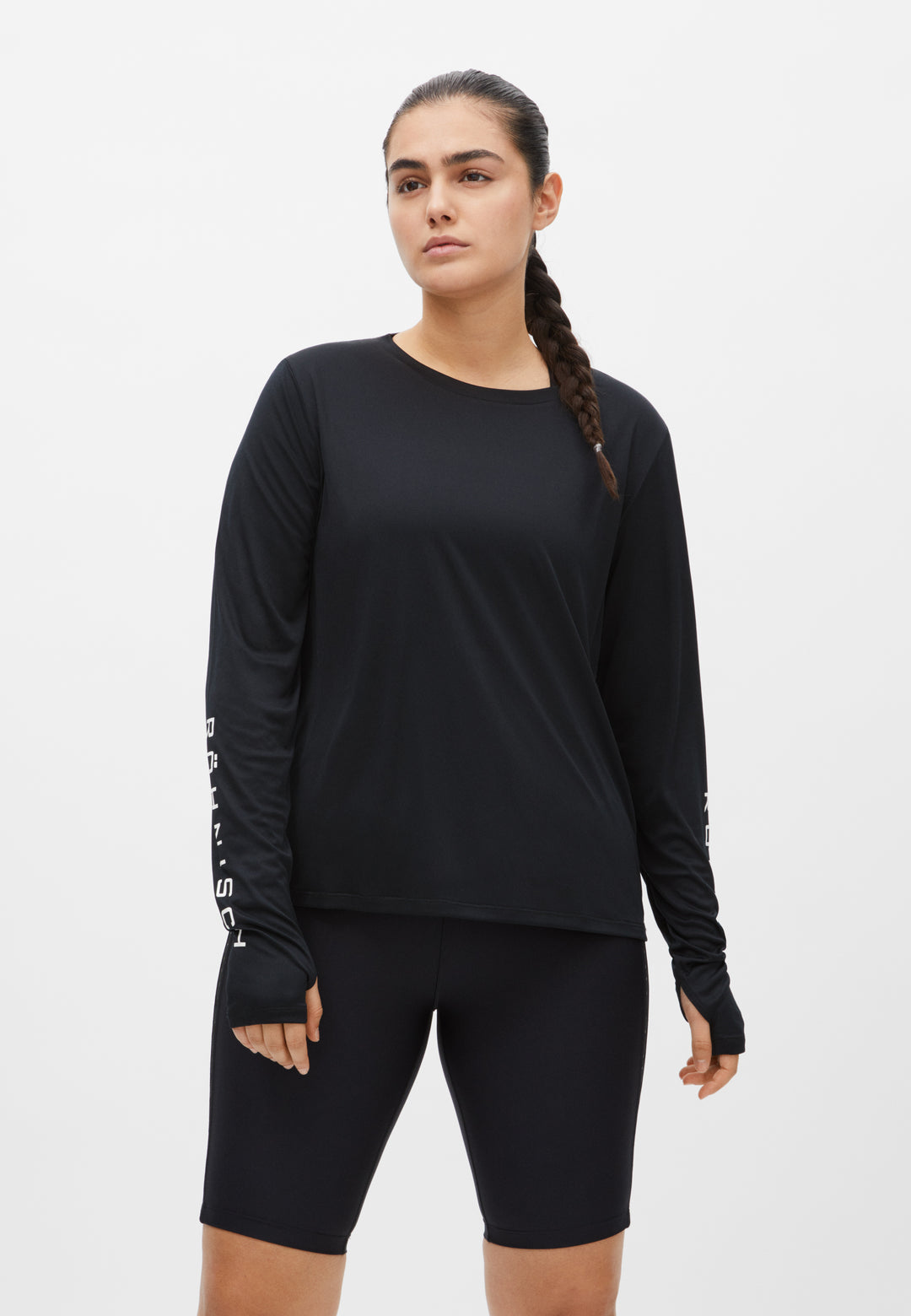 Team Logo Long Sleeve Black