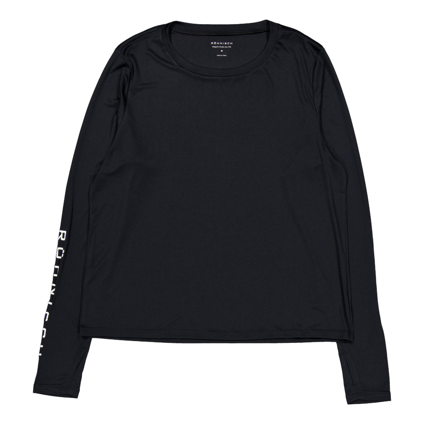 Team Logo Long Sleeve Black