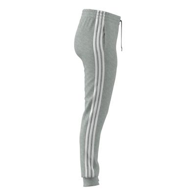 Essentials Single Jersey 3-Stripes Joggers Medium Grey Heather / White