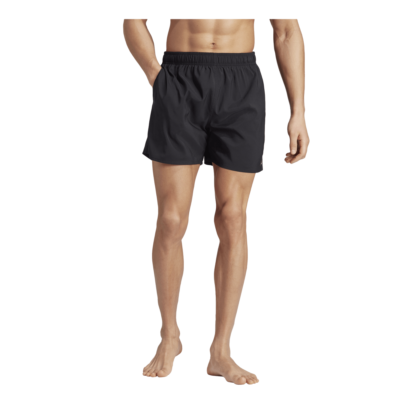 Solid CLX Short-Length Swim Shorts Black / Lucid Lemon