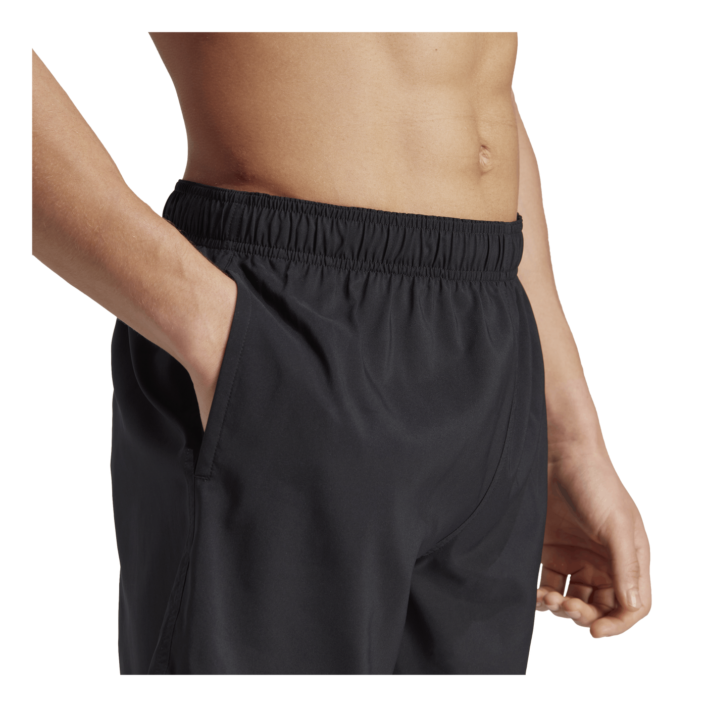 Solid CLX Short-Length Swim Shorts Black / Lucid Lemon