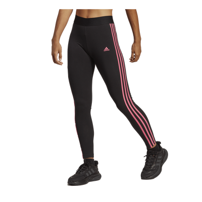 3 Stripes Leggings Black / Pulse Magenta