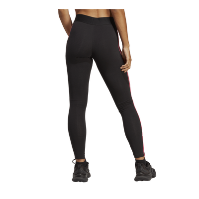 3 Stripes Leggings Black / Pulse Magenta