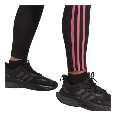 3 Stripes Leggings Black / Pulse Magenta