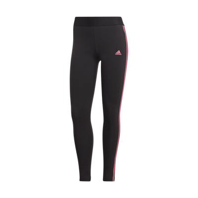 3 Stripes Leggings Black / Pulse Magenta