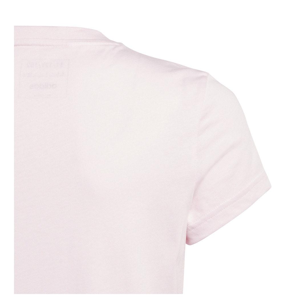 Essentials Big Logo Cotton T-Shirt Clear Pink / White