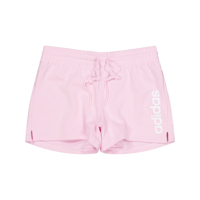 Essentials Linear French Terry Shorts Clear Pink / White