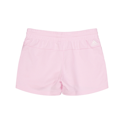 Essentials Linear French Terry Shorts Clear Pink / White