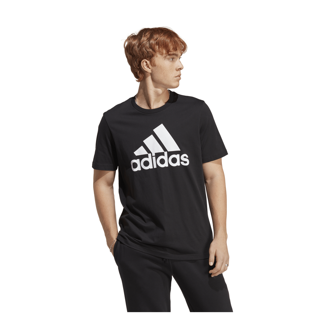 Essentials Single Jersey Big Logo T-Shirt Black / White