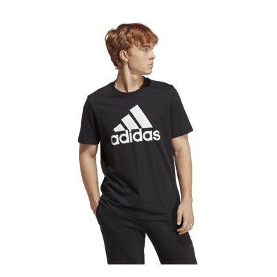 Essentials Single Jersey Big Logo T-Shirt Black / White
