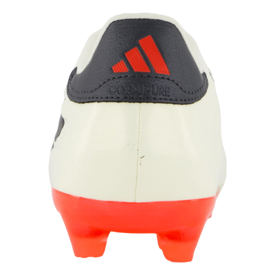 Copa Pure II Pro Firm Ground Boots Ivory / Core Black / Solar Red