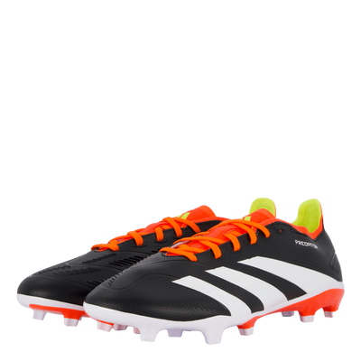 Predator League Firm Ground Football Boots Core Black / Cloud White / Solar Red