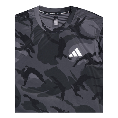 Train Essentials Seasonal Camo T-Shirt Dark Grey