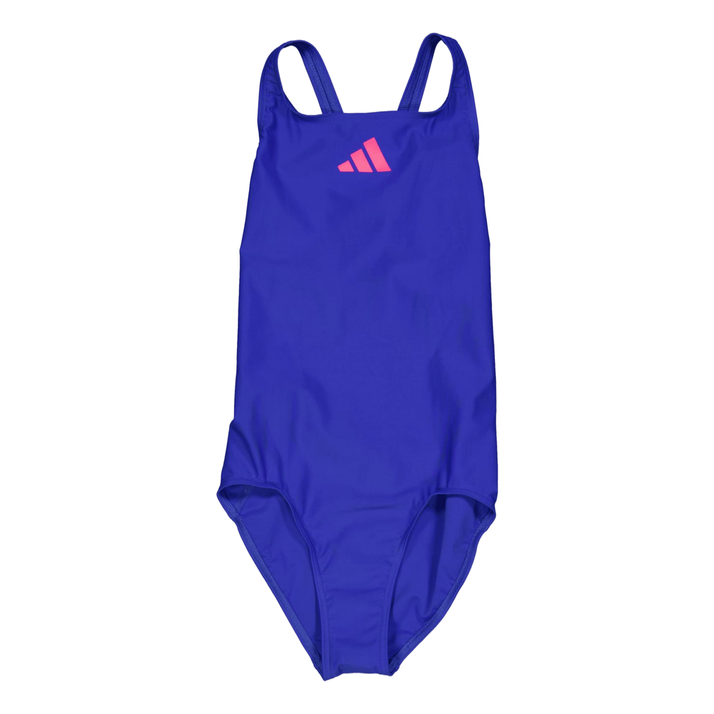 Solid Small Logo Swimsuit Royal Blue / Lucid Pink