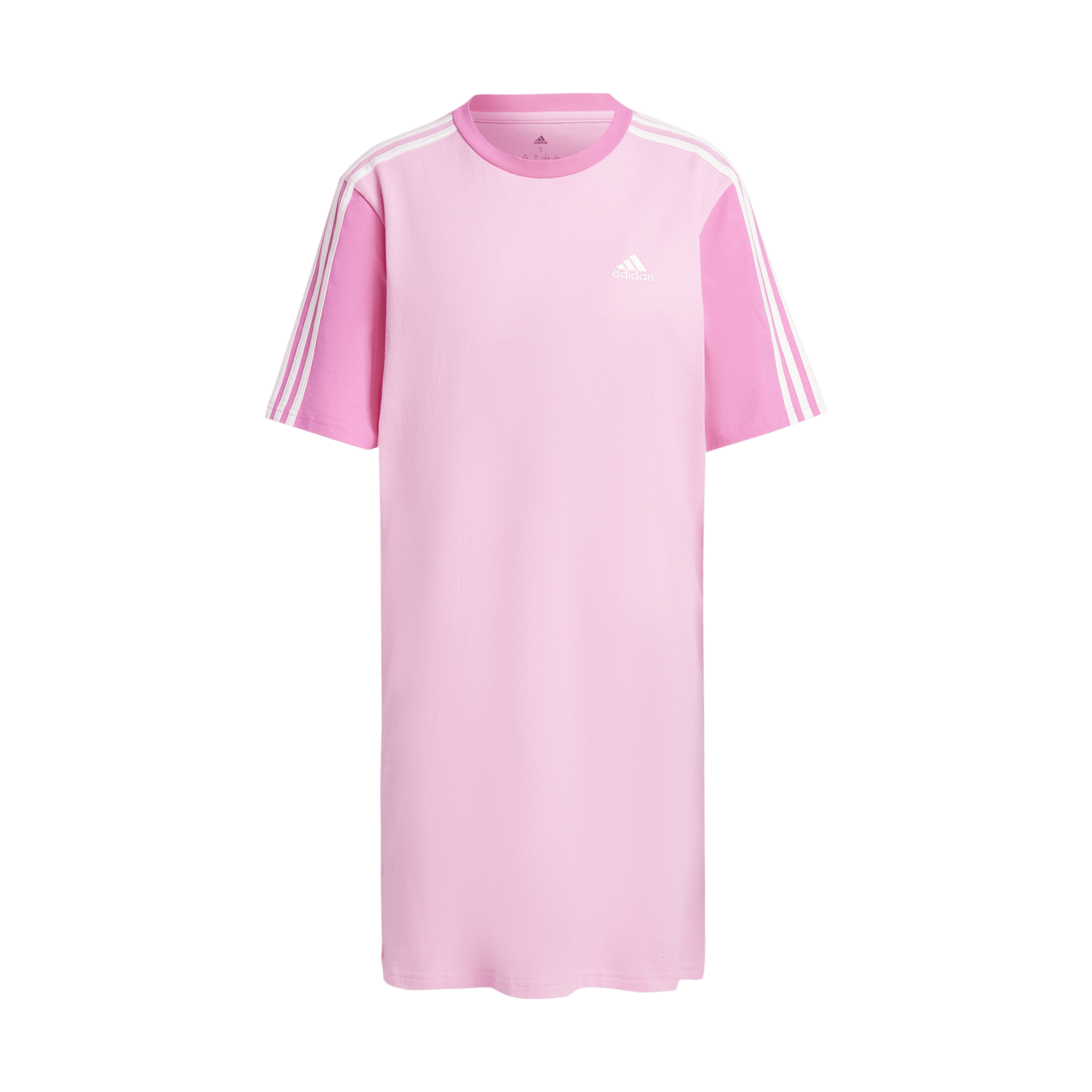 Essentials 3-Stripes Single Jersey Boyfriend Tee Dress Pink