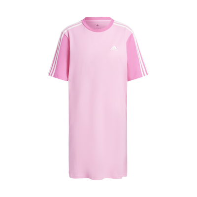 Essentials 3-Stripes Single Jersey Boyfriend Tee Dress Pink