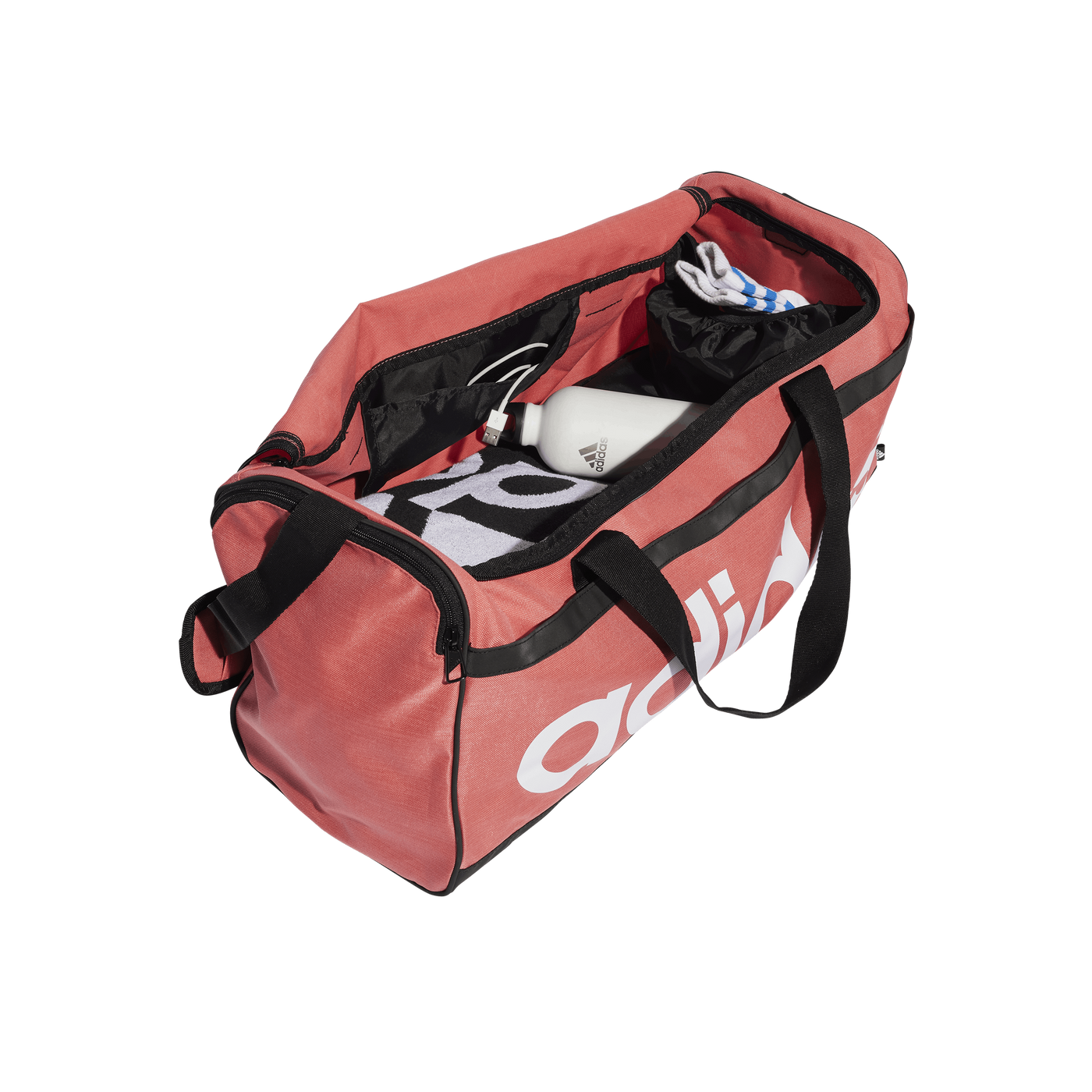 Essentials Linear Duffel Bag Medium Purple